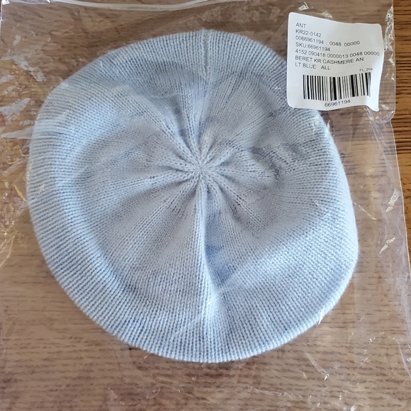 Kerri Rosenthal Anchor Cashmere Beret - light blue main image 10
